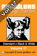 iGridd Books - Griddlers, Nonograms, Picross puzzles. Download PDF and print - Standard- Black and White Vol. 17