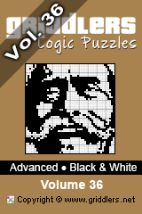 Griddlers Books - Griddlers, Nonograms, Picross puzzles. Download PDF and print - Advanced Black and White Vol. 36