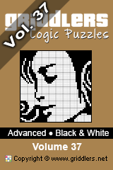 Griddlers Books - Griddlers, Nonograms, Picross puzzles. Download PDF and print - Advanced - Black and White Vol. 37
