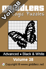 Griddlers Books - Griddlers, Nonograms, Picross puzzles. Download PDF and print - Advanced Black and White Vol. 38