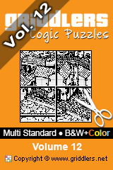 Griddlers Books - Griddlers, Nonograms, Picross puzzles. Download PDF and print - Multi Standard - Mix Vol. 12